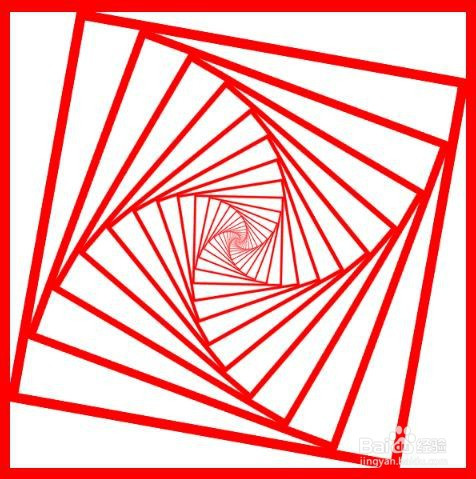 如何用ps制作出漂亮的透视图案?