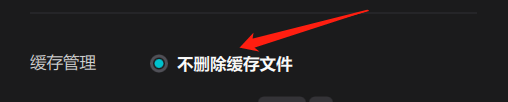 剪映专业版如何设置不删除缓存文件？