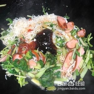 怎么做简单好吃的炒方便面