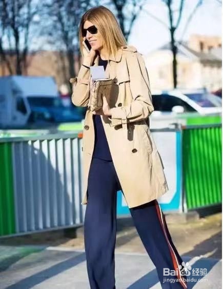 风衣如何搭阔裤?身高不同选择不同。