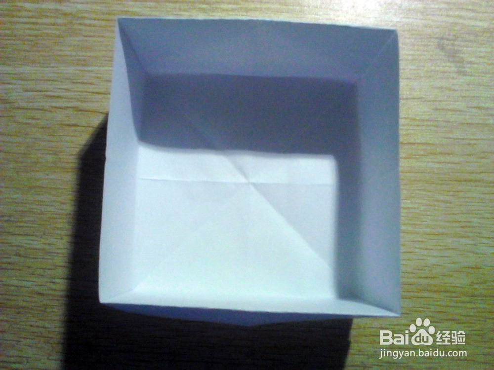 折纸之餐桌小垃圾箱