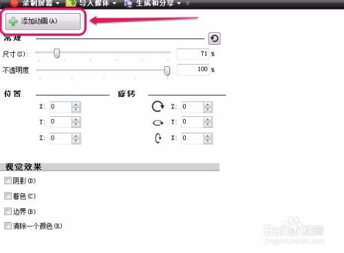 Camtasia Studio录屏软件 可视属性 功能的使用