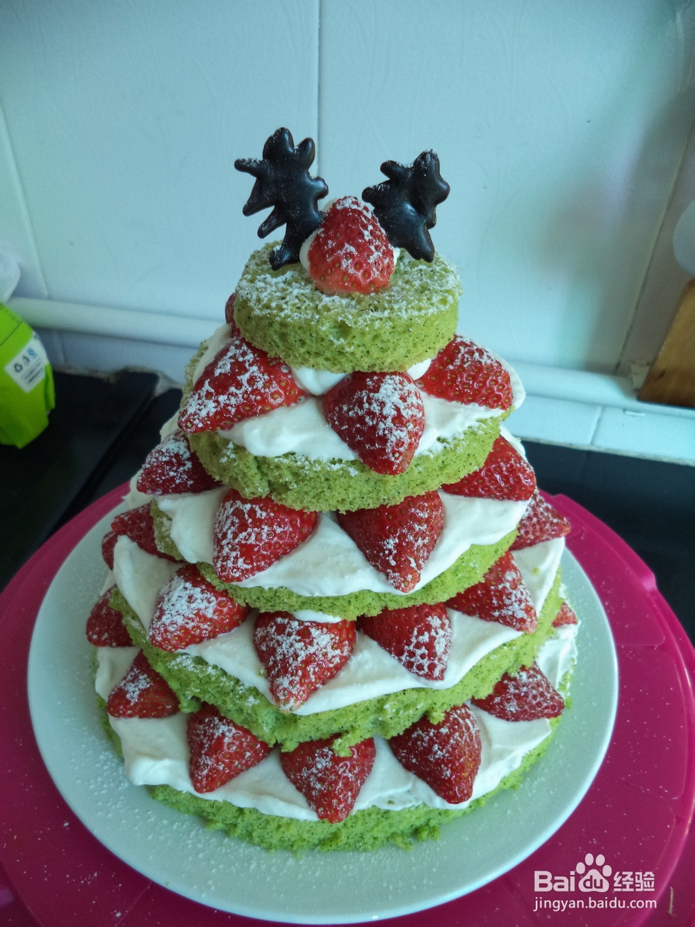 怎么做圣诞树蛋糕