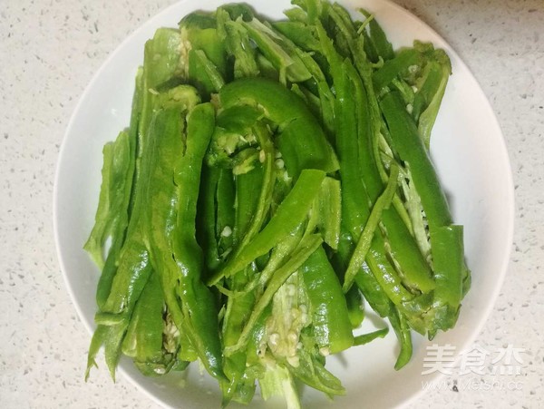 蒜蓉煎青椒的做法