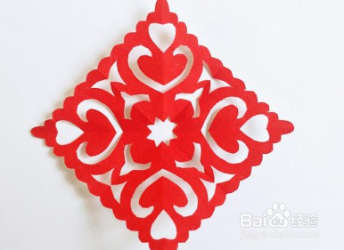 菱形窗花的制作过程