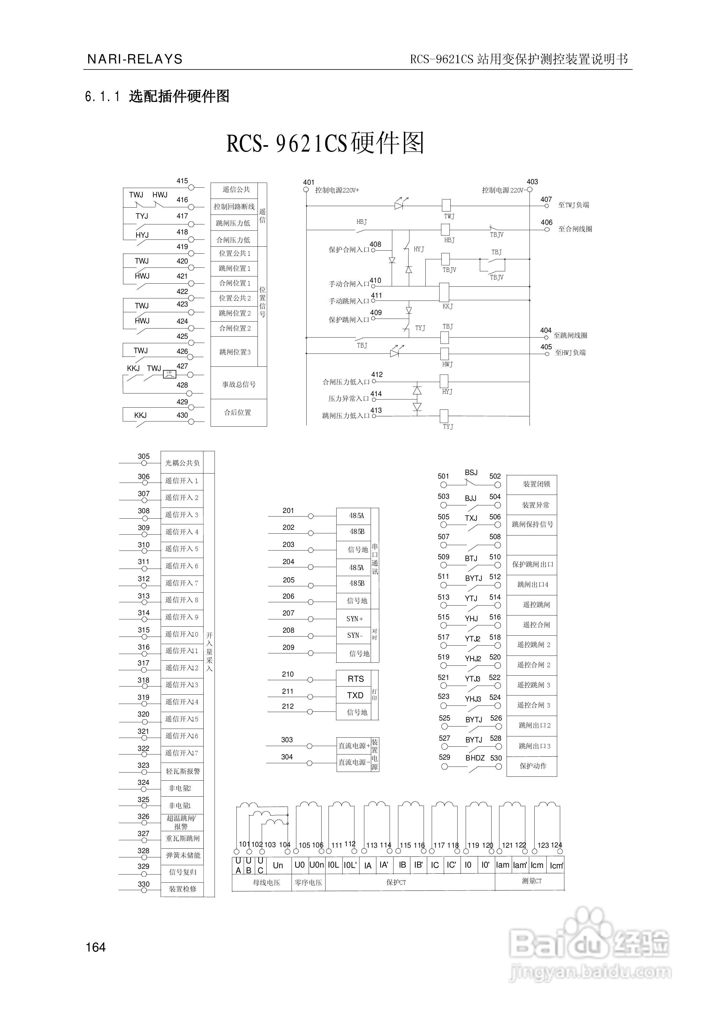 南瑞继保RCS-9681CS变压器后备保护测控装置说明书:[17]