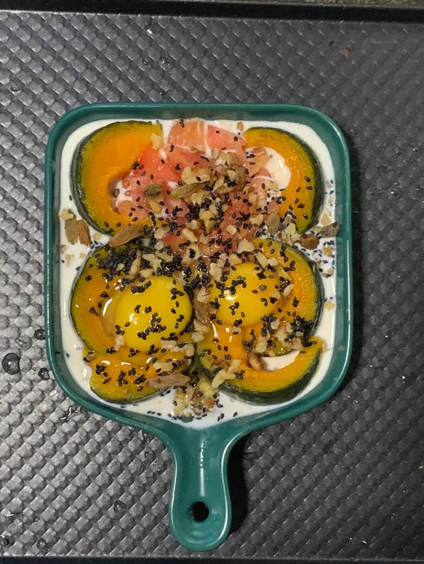 坚果南瓜燕麦烘蛋