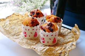 蔓越莓玛芬蛋糕的做法