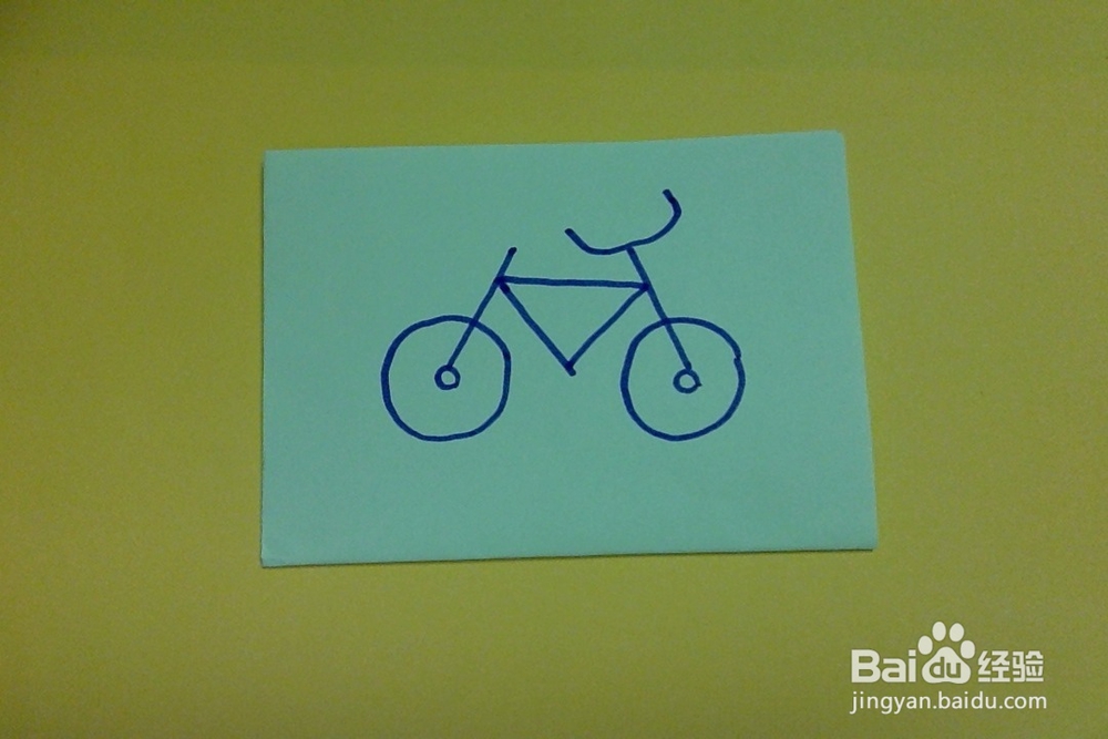 简笔画怎样画自行车的画法幼儿兴趣培养学画车子