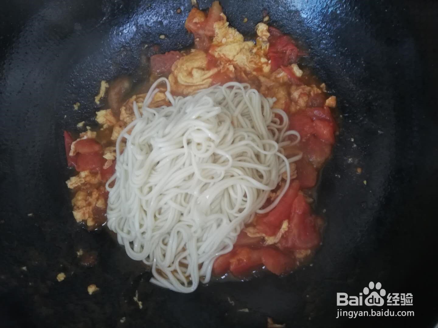 茄汁蛋炒面的做法