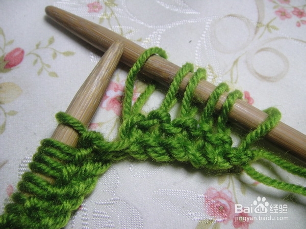 围巾织法——太阳花详细图解
