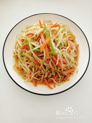 干煸豆芽的做法