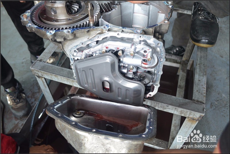 吉利汽车4AT变速箱维修拆解,完全可以维修解决