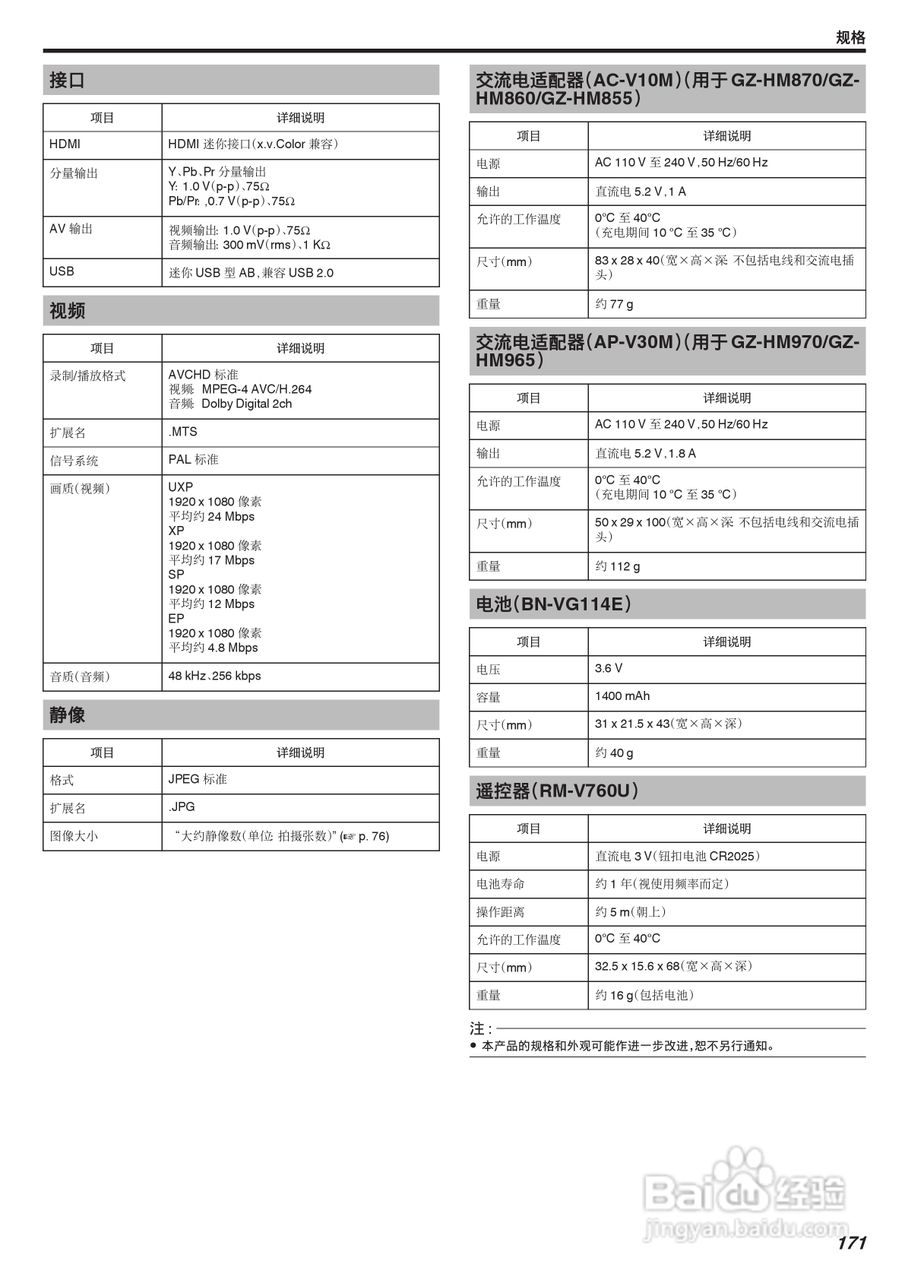 JVC GZ-HM855数码摄像机说明书:[18]