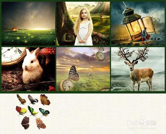 PS：合成小女孩憧憬的童话世界