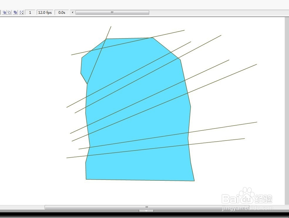 flash如何绘制冰封的效果