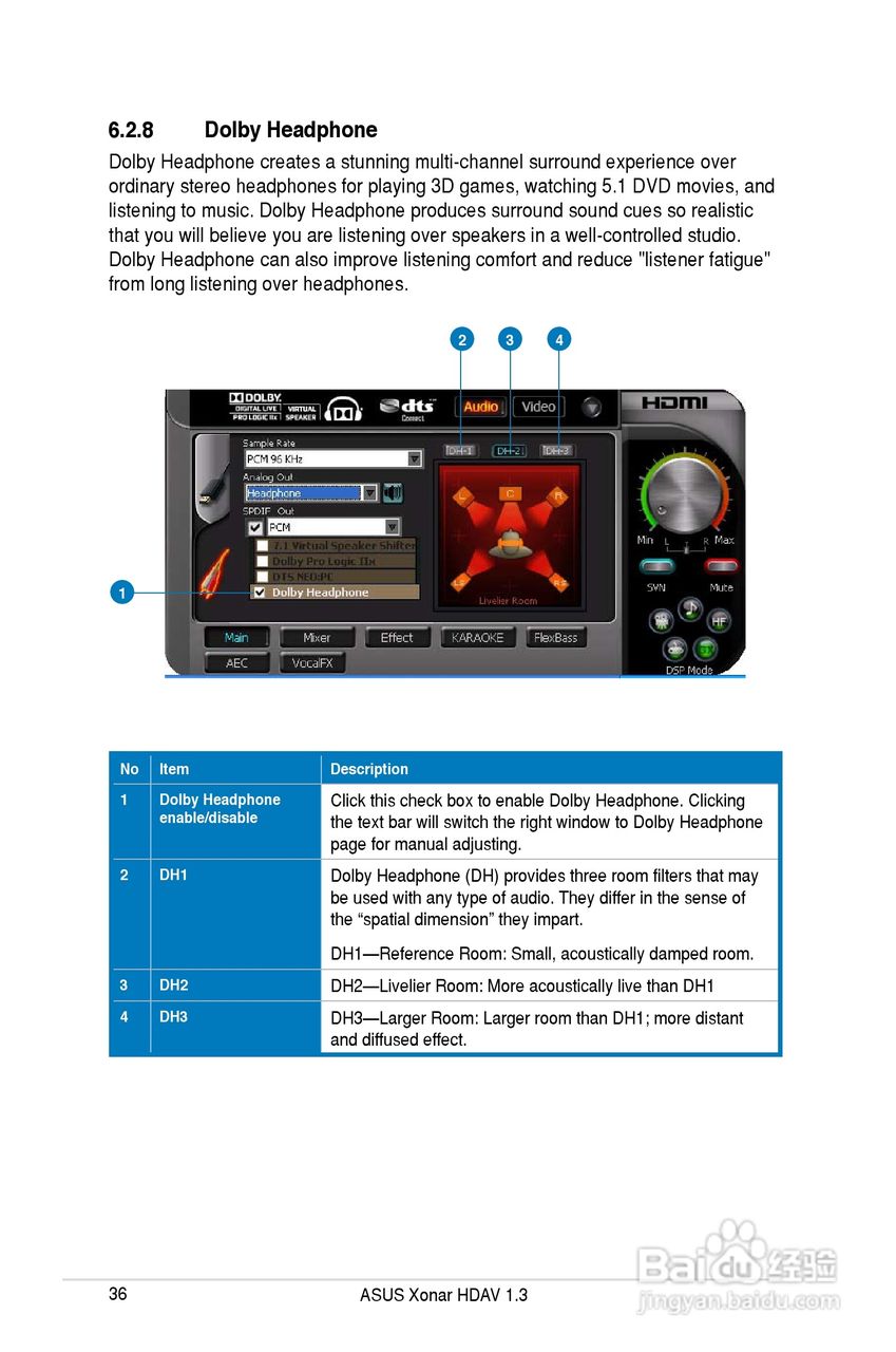 华硕Xonar HDAV1.3Deluxe声卡简体中文版说明书:[5]