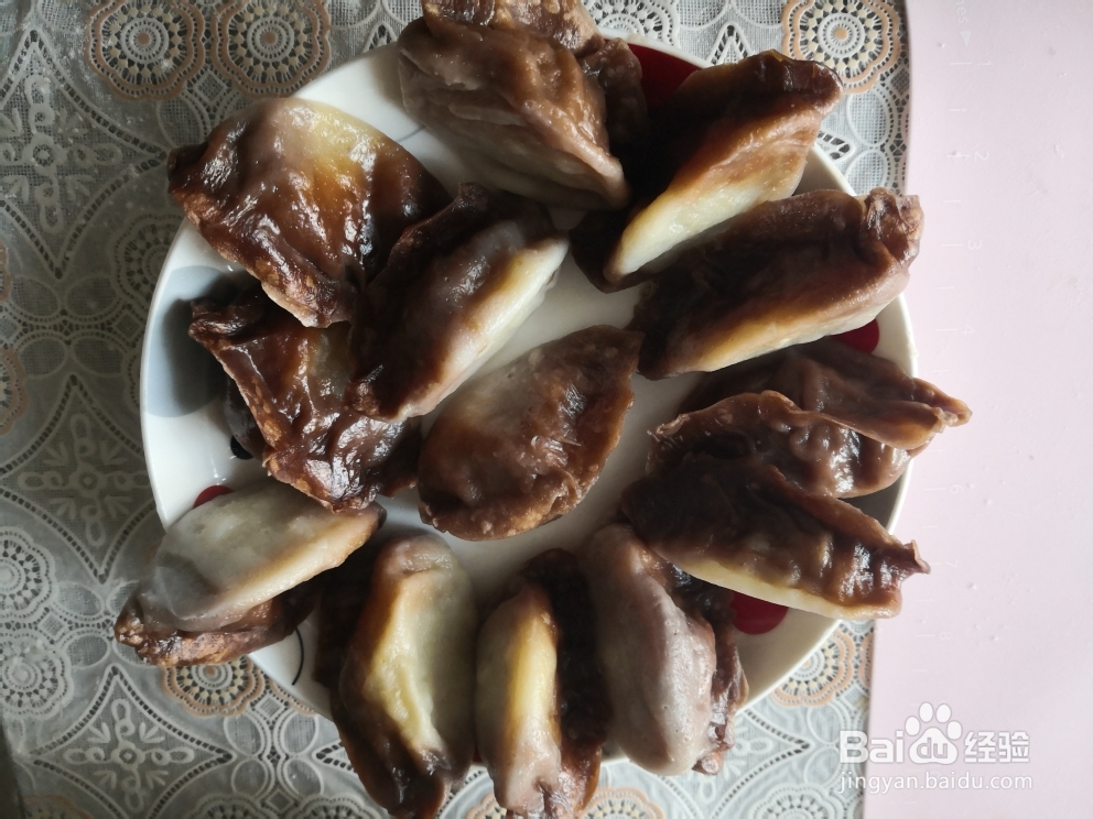 非常简单的玫瑰花饺子