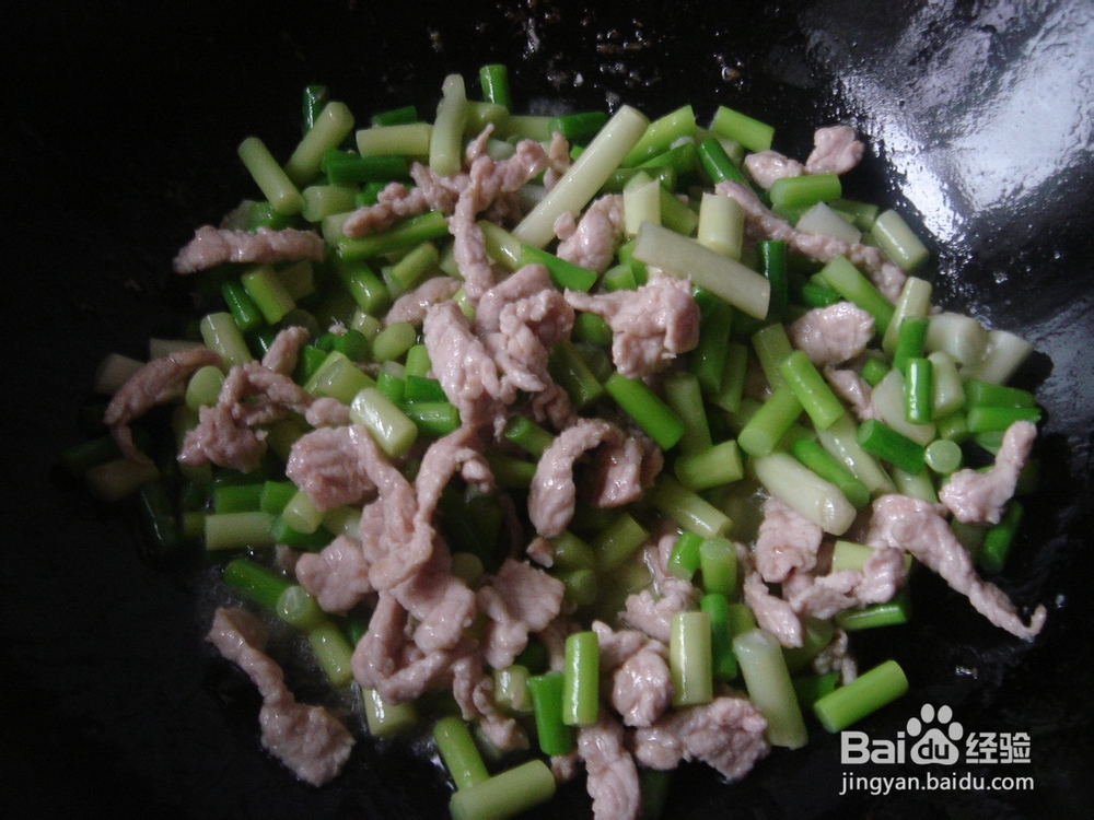 蒜苔炒肉——舌尖上的家常味道