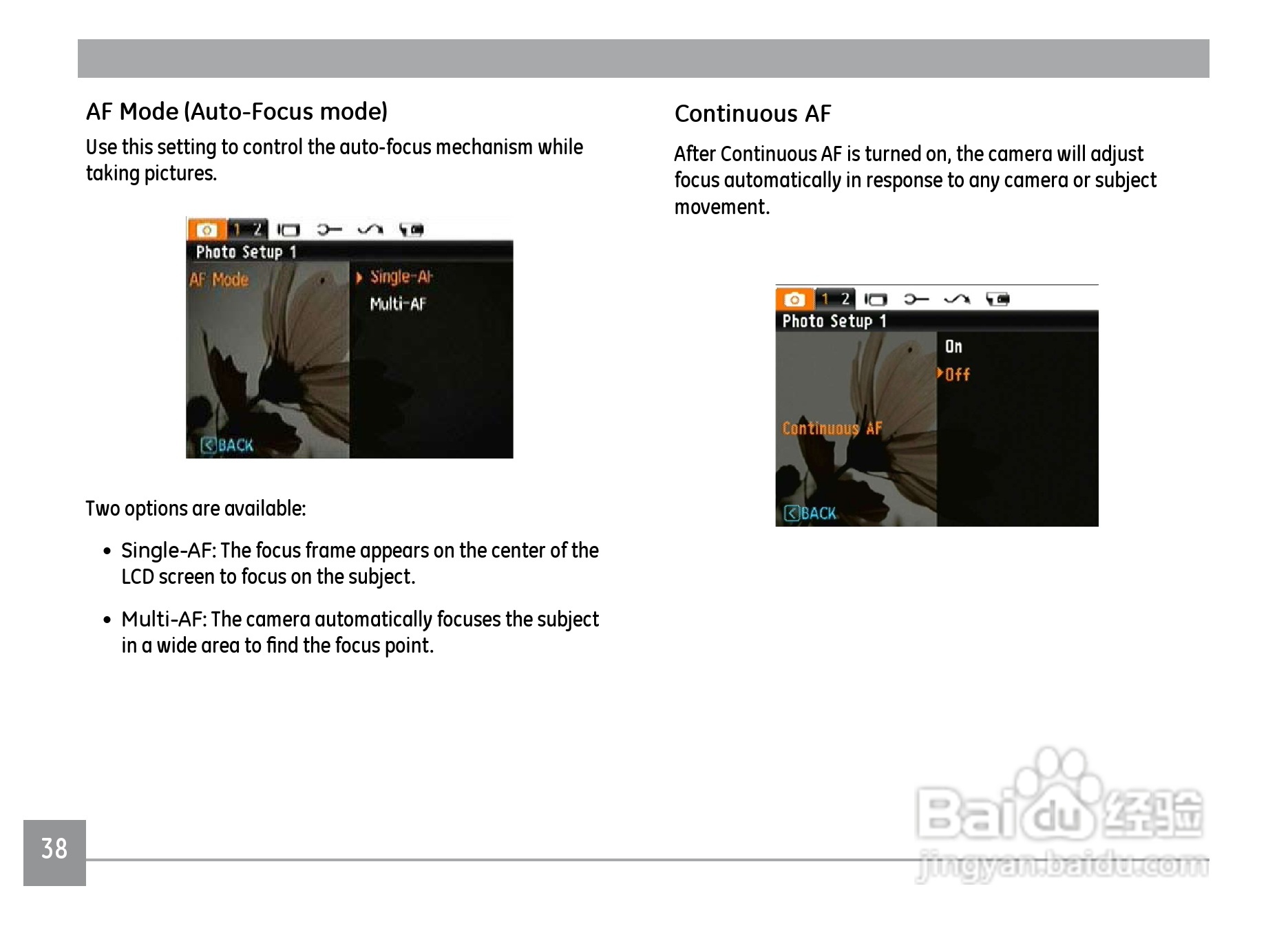 GE通用C1033数码相机说明书:[5]