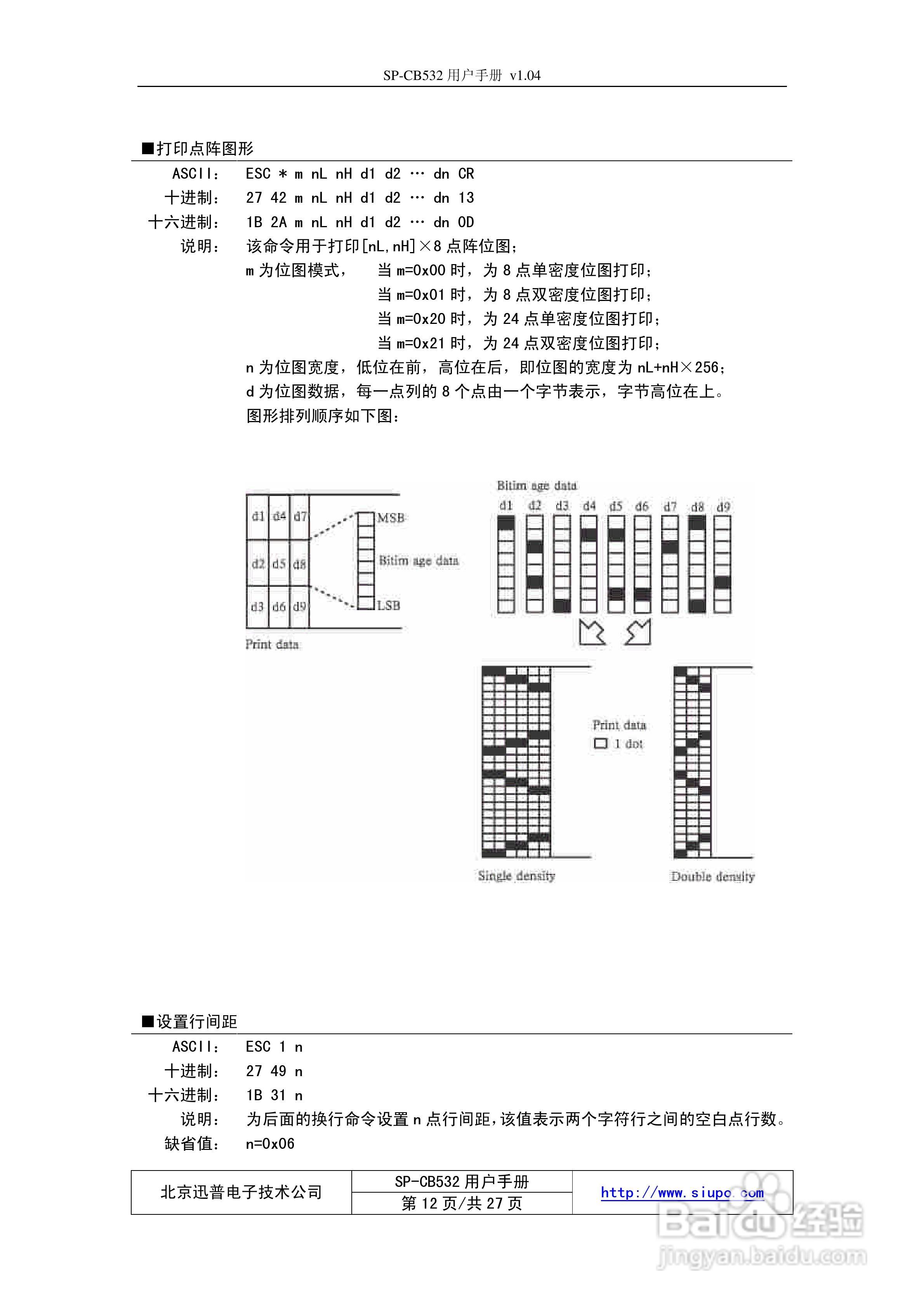 SP-CB532高速热敏打印控制板用户手册:[2]