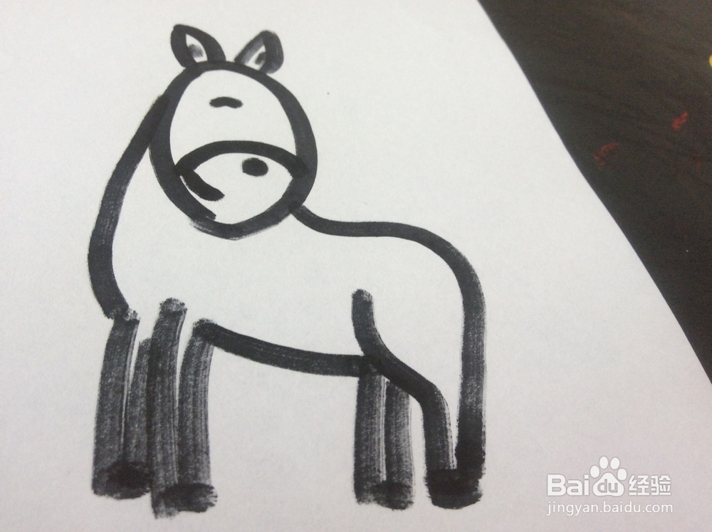 小毛驴的简笔画怎么画，怎么画小毛驴？