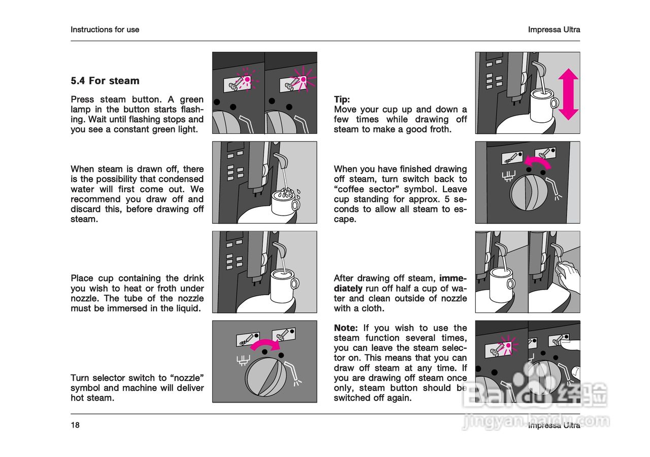 JURA IMPRESSA ULTRA 咖啡机使用手册:[1]