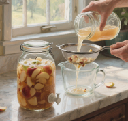 手工酿造纯天然苹果醋的做法