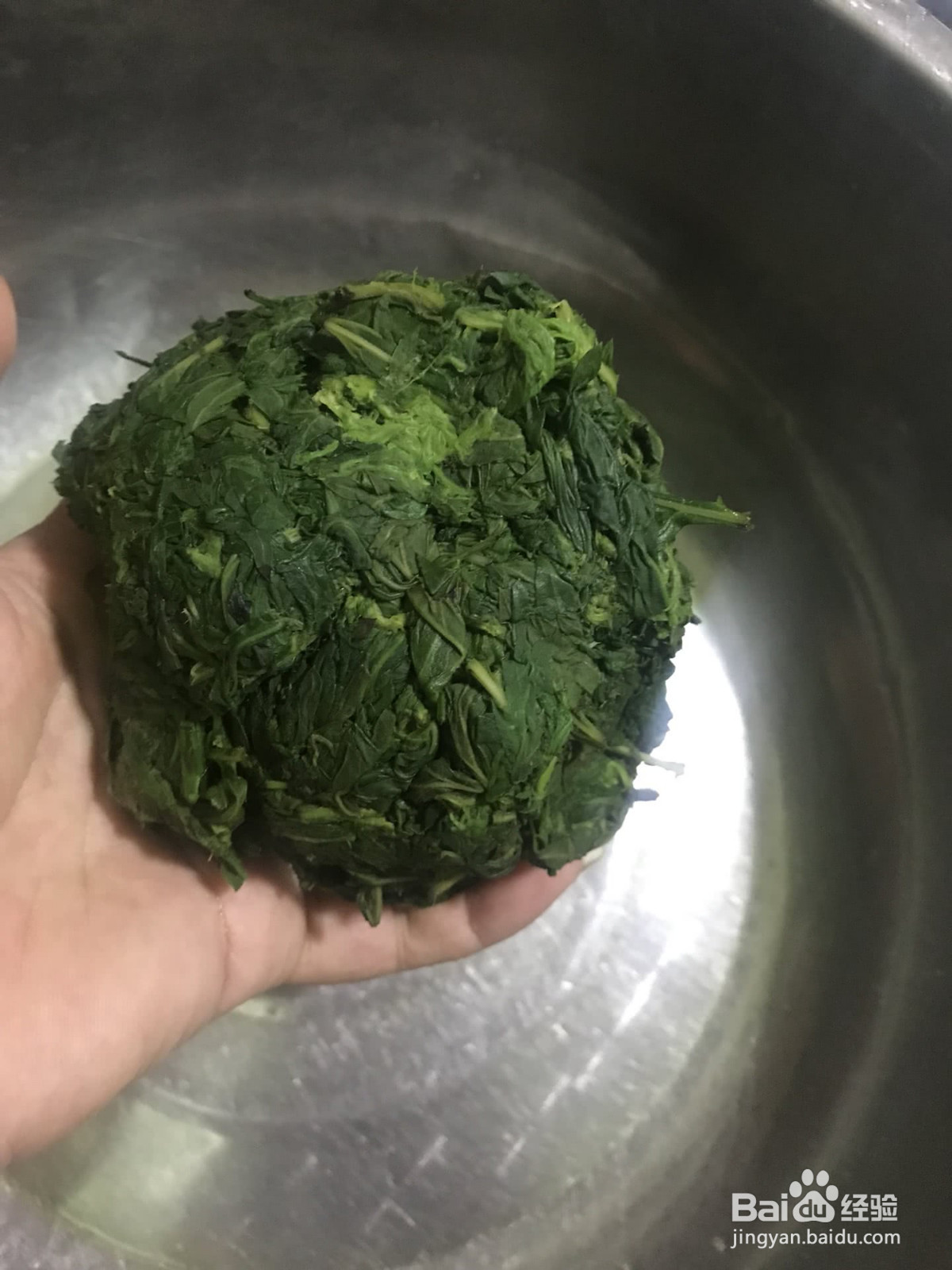 艾草青团的做法