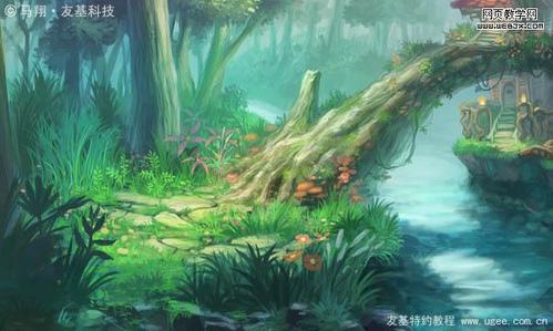 Photoshop鼠绘教程:唯美的梦幻森林