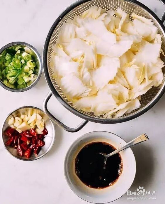 醋溜白菜的做法