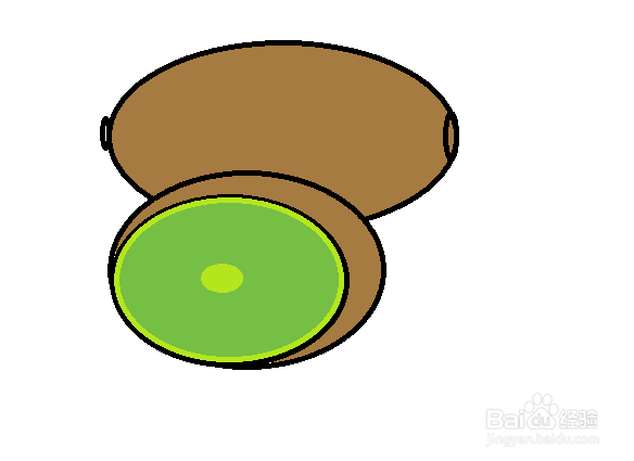 猕猴桃简笔画怎么画?(超简单)