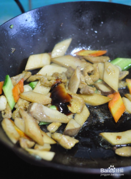 家常杏鲍菇熘肉片