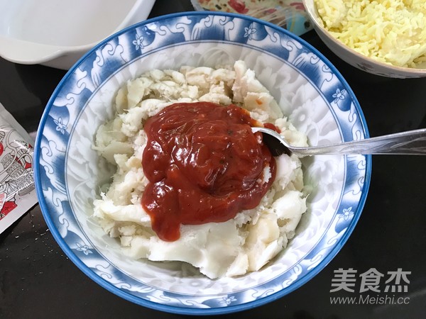 罗勒番茄酱焗山药