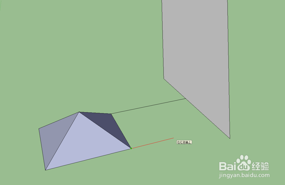 sketch up里不用插件怎么做出曲面屋顶?