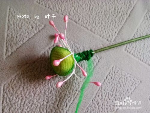 怎样做丝网花---荷花的详细做法