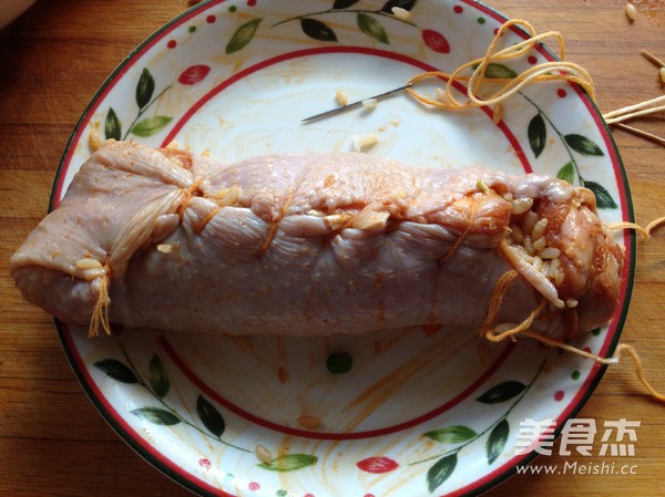 奥尔良鸡腿包饭