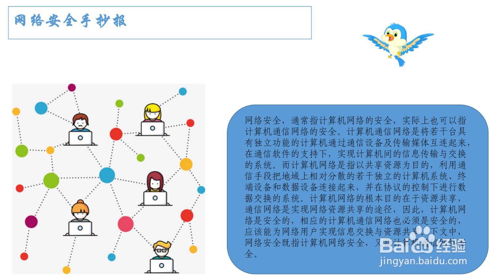 网络安全手抄报