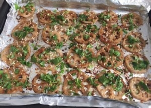 健康养生佳品烤箱烤莲藕土豆豆腐的做法