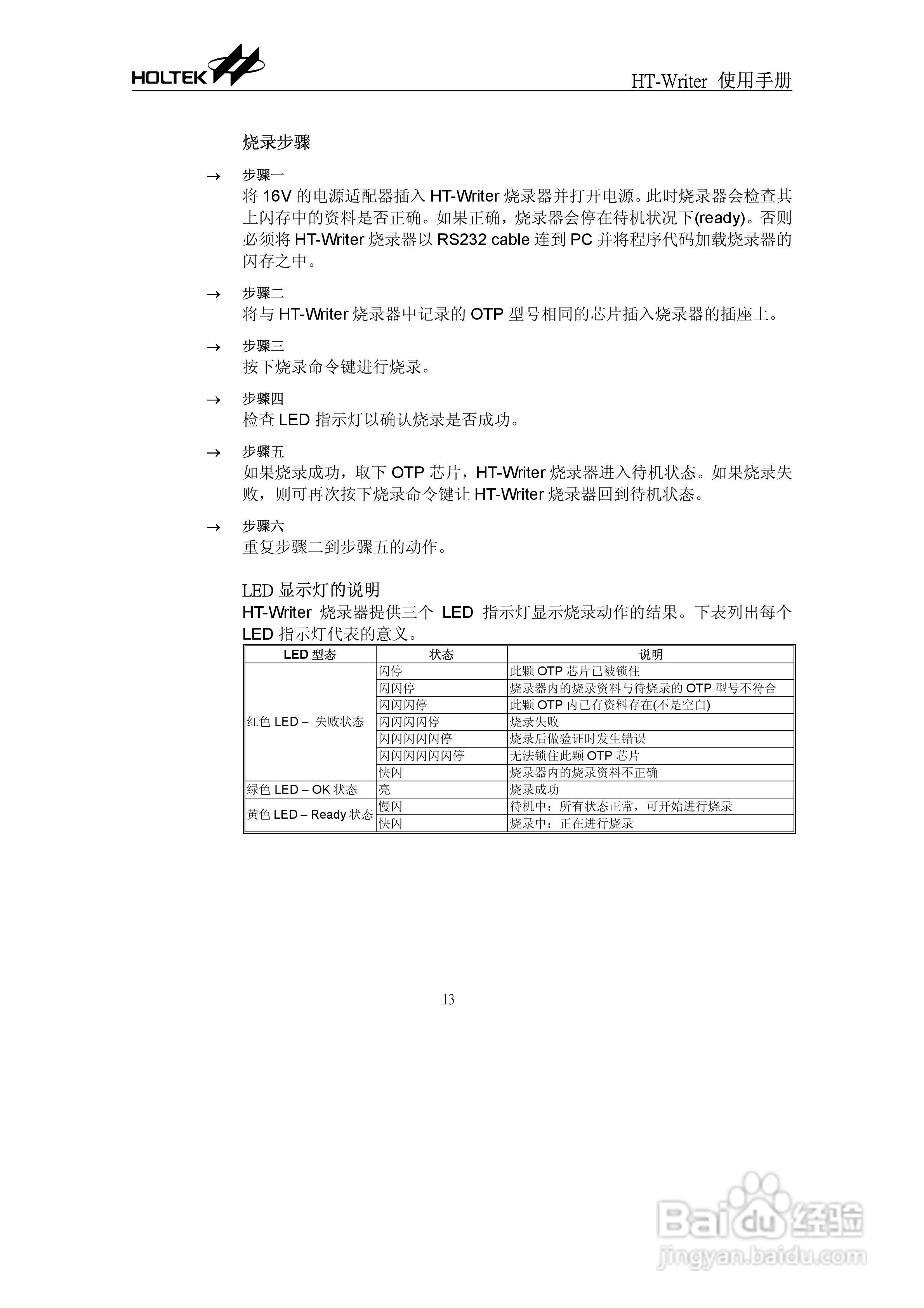HOLTEK编程器/烧写器使用说明书:[2]