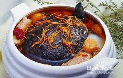 健脑益智龙食疗虫草红枣炖甲鱼制作
