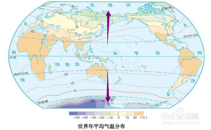 怎样学习初一地理等温线图的判读