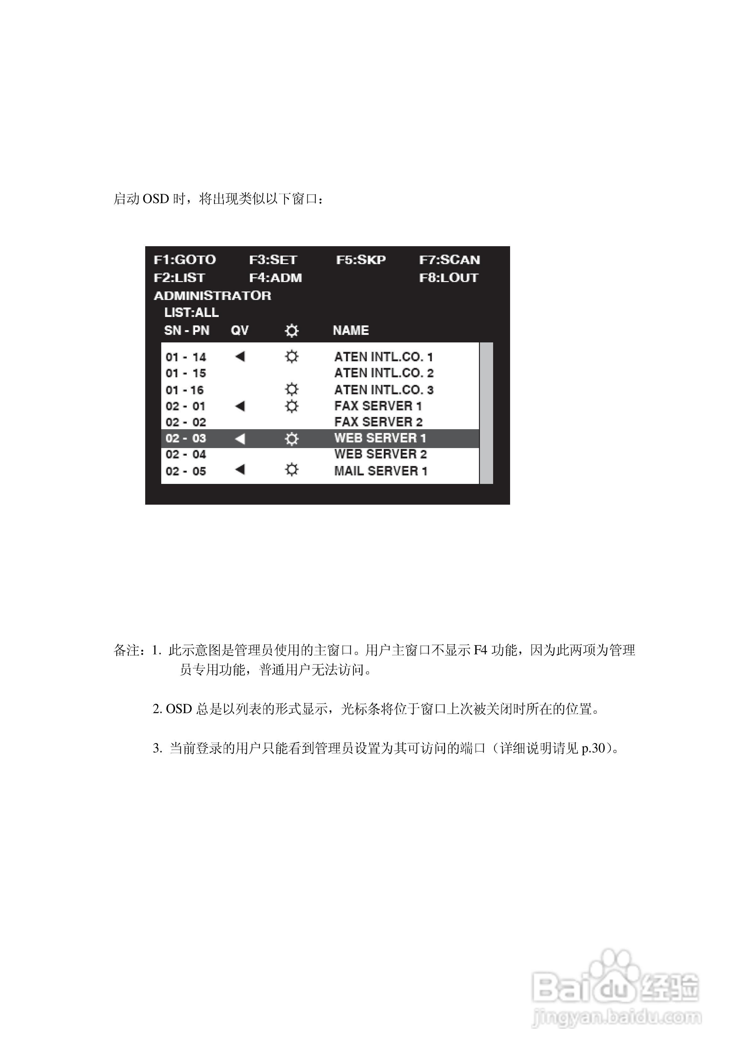 Cat 5 高密度KVM 切换器KH-1508/KH-1516 用户手册:[4]