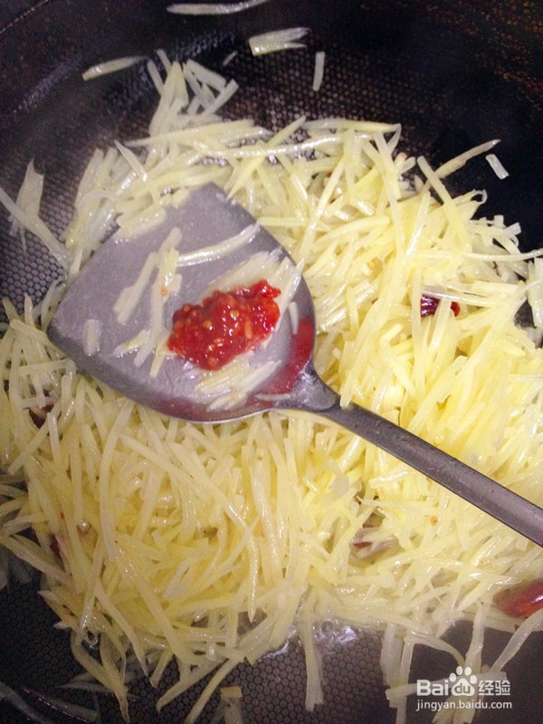 辣炒土豆丝的家常做法