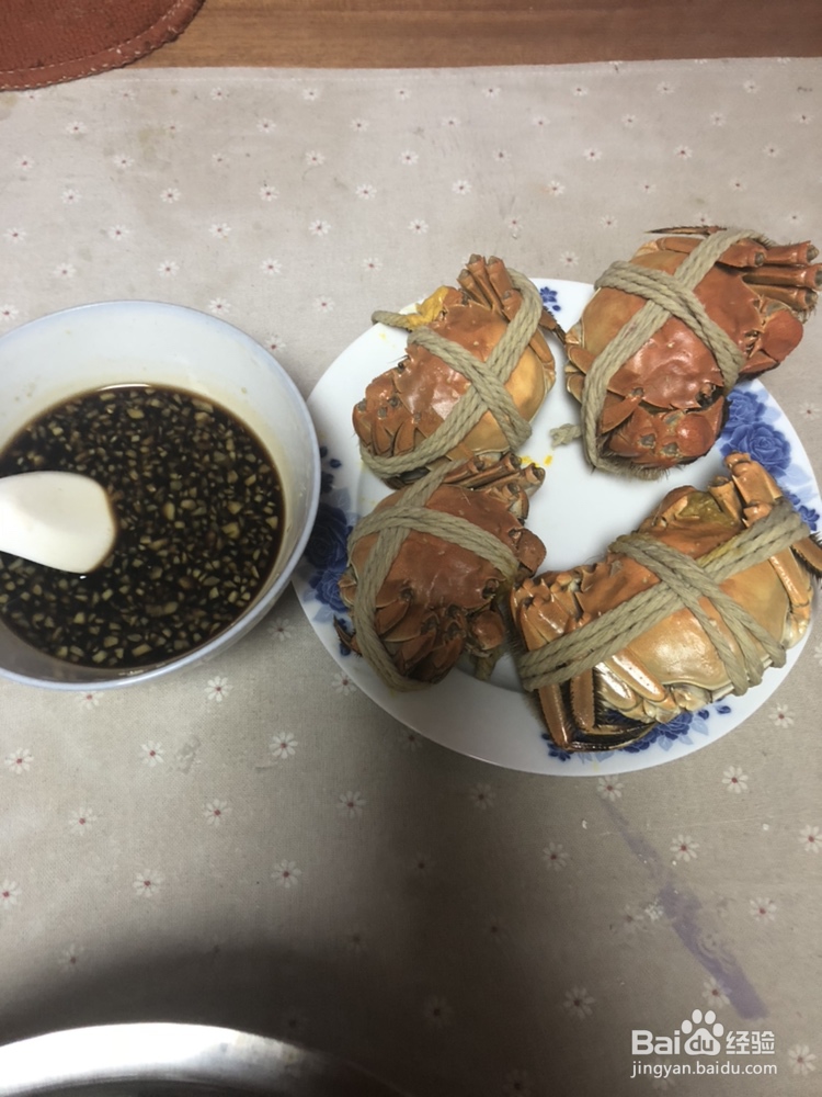 自己做大闸蟹海鲜美食