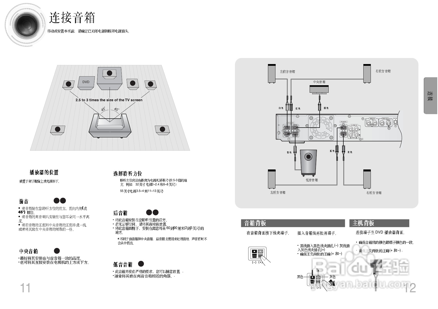三星HT-D750C家庭影院使用说明书:[1]