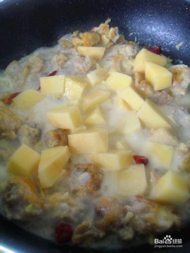 浓香十足的金包咖喱鸡