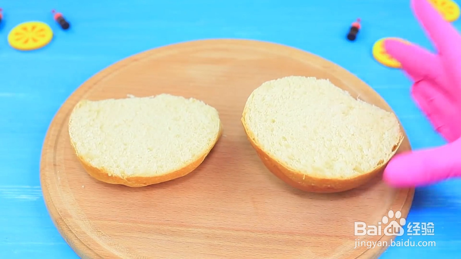 怎么用软糖DIY汉堡包