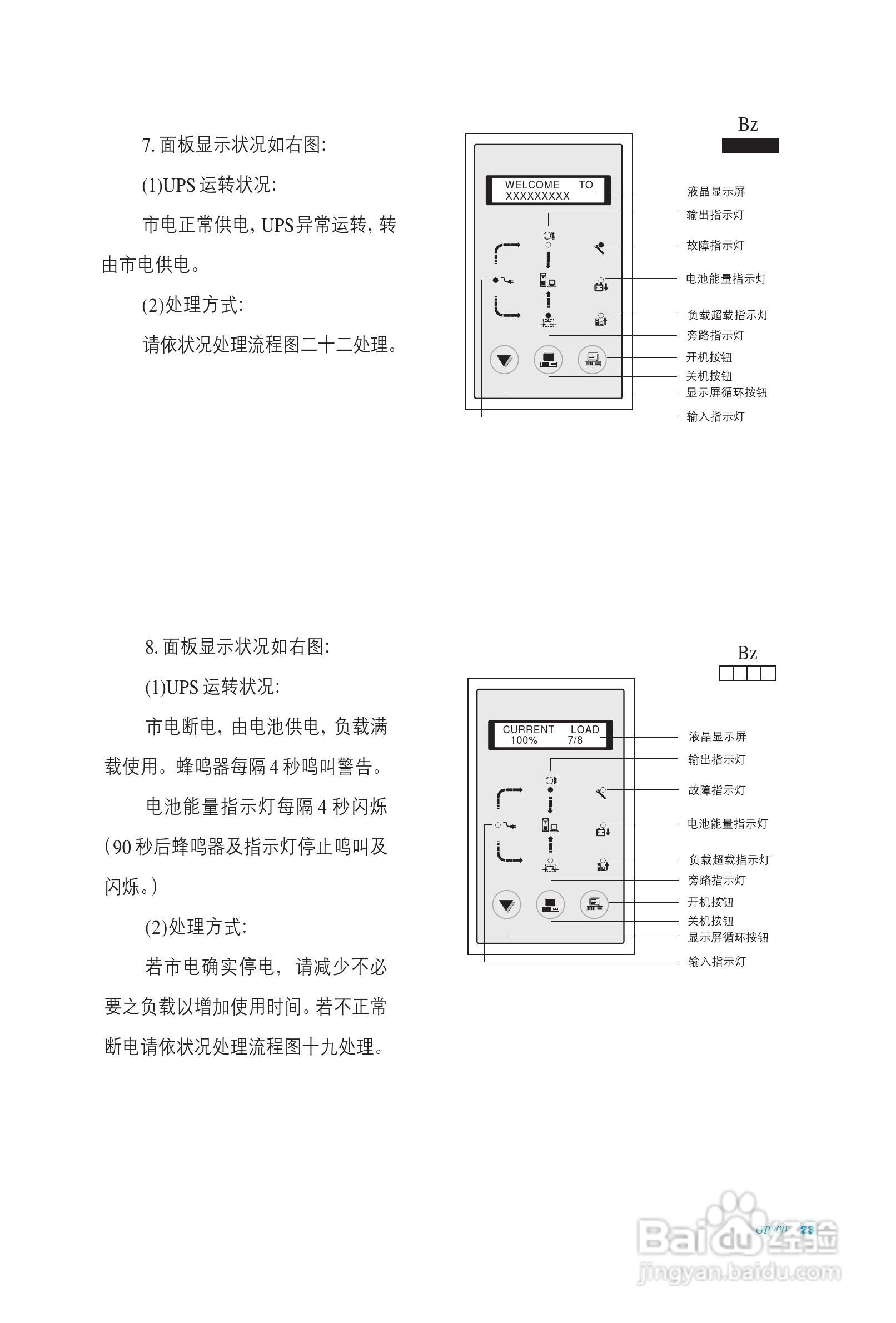 科士达GP800系列在线式不间断电源用户使用说明书:[3]