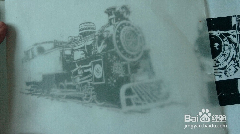 手工橡皮章之火车橡皮章